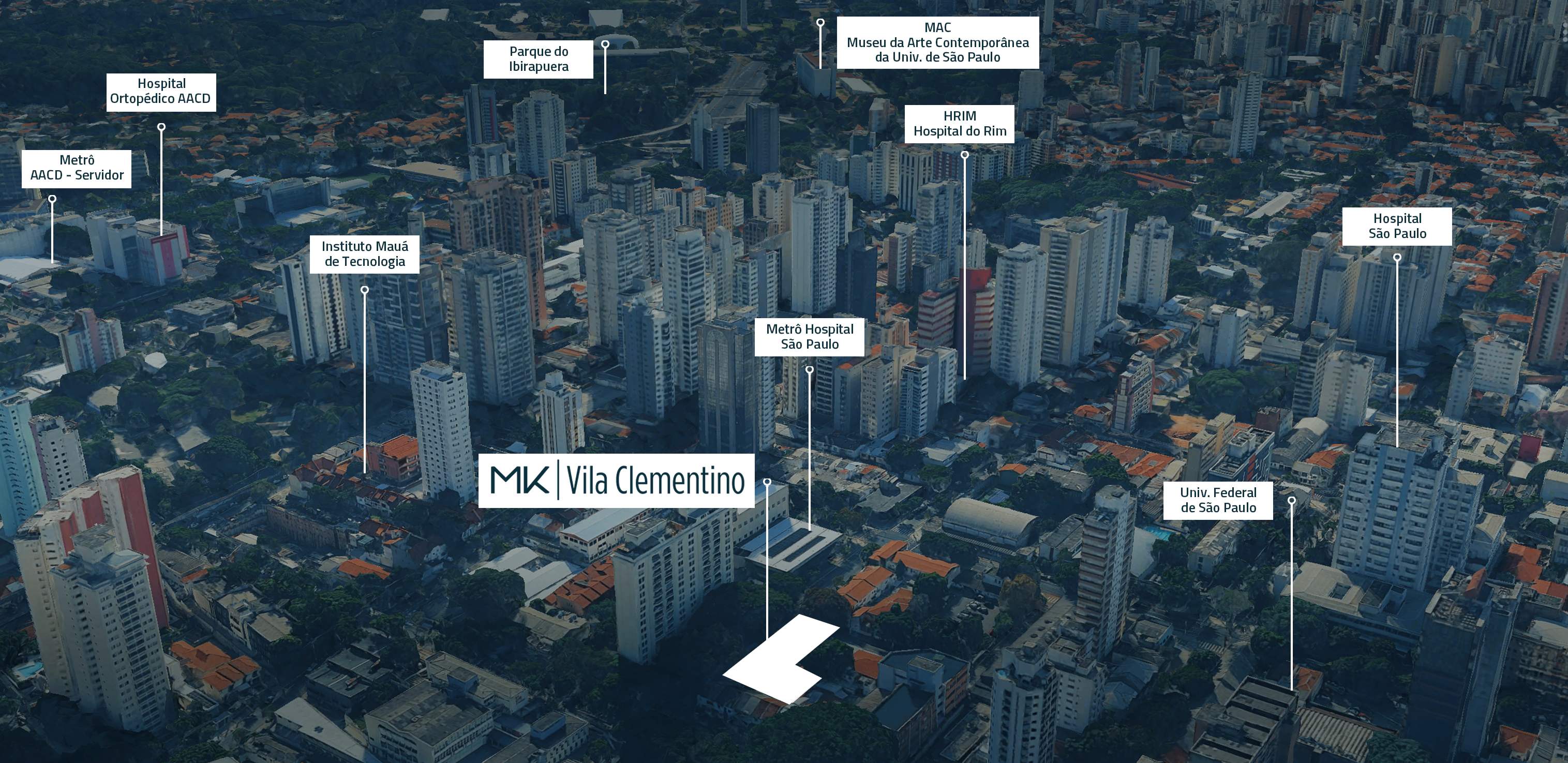 Mapa de Localização MK Vila Clementino